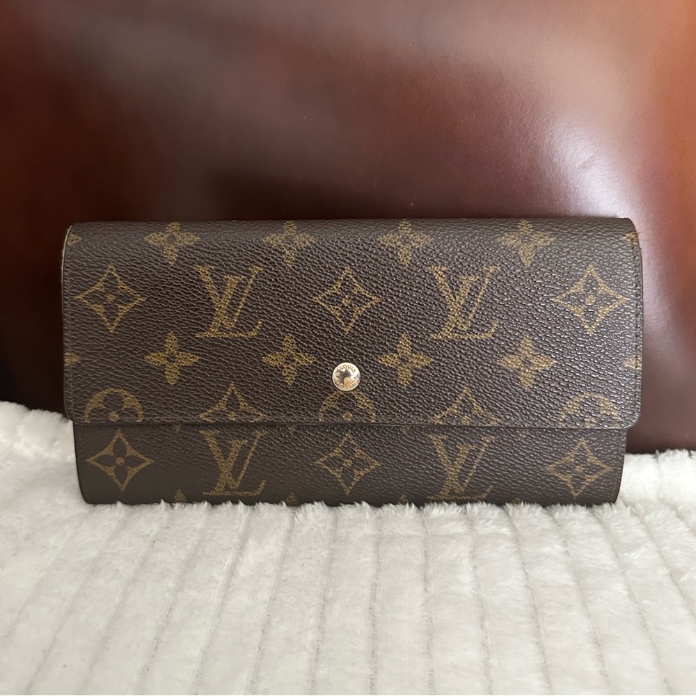 Louis Vuitton Sarah Wallet Vintage 8909AN